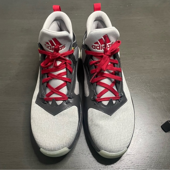 Adidas D Lillard 2's Boost Heathered Gray Men's Basketball Shoe Size 11.5 - Picture 3 of 16